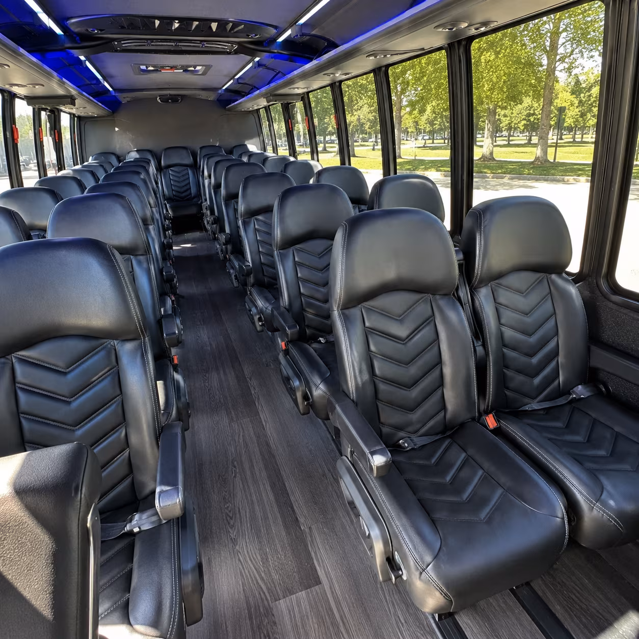 Honolulu Airport Shuttle & Transportation party bus exterior