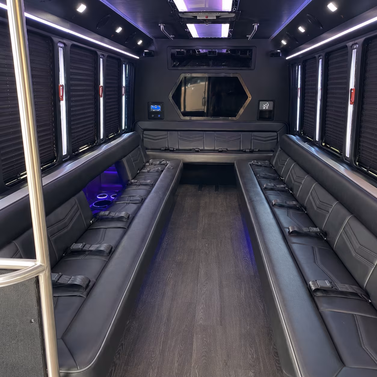 Honolulu Bachelor & Bachelorette Transportation onboard seating