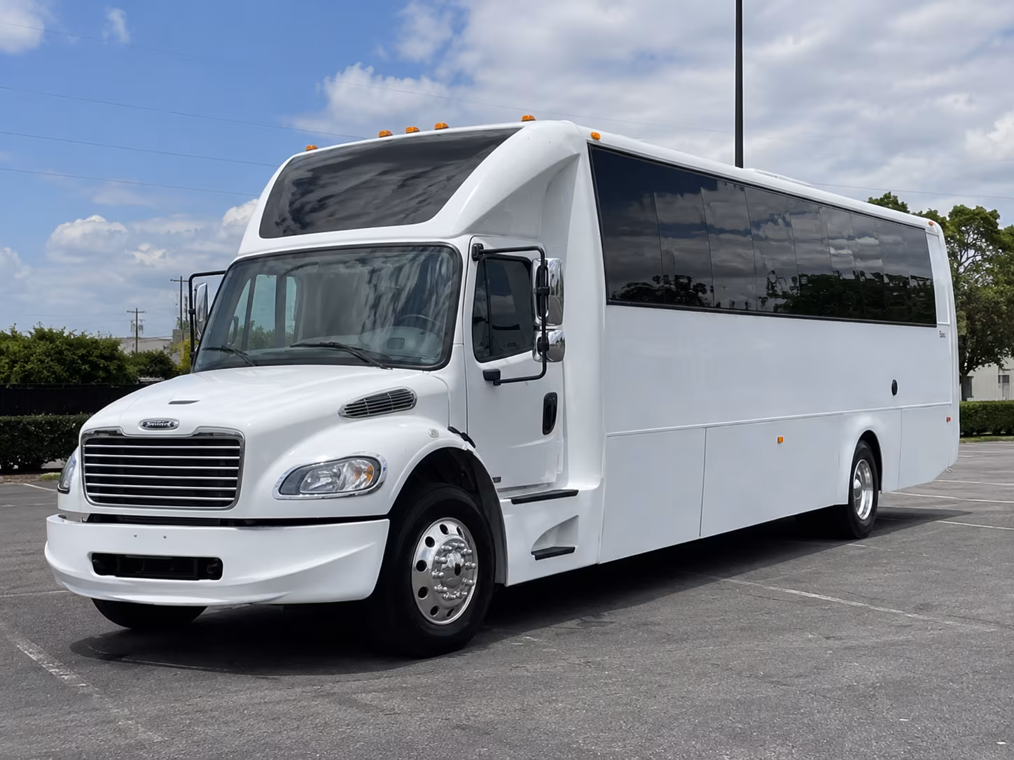 Honolulu Private Event Transportation party bus exterior