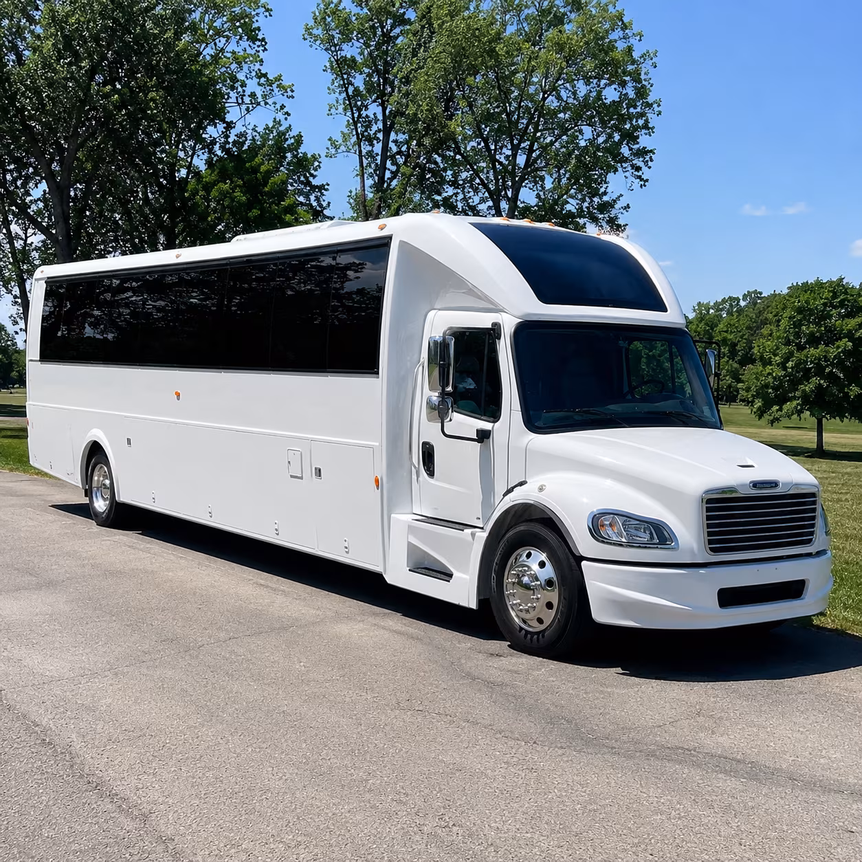 Honolulu Private Event Transportation party bus exterior
