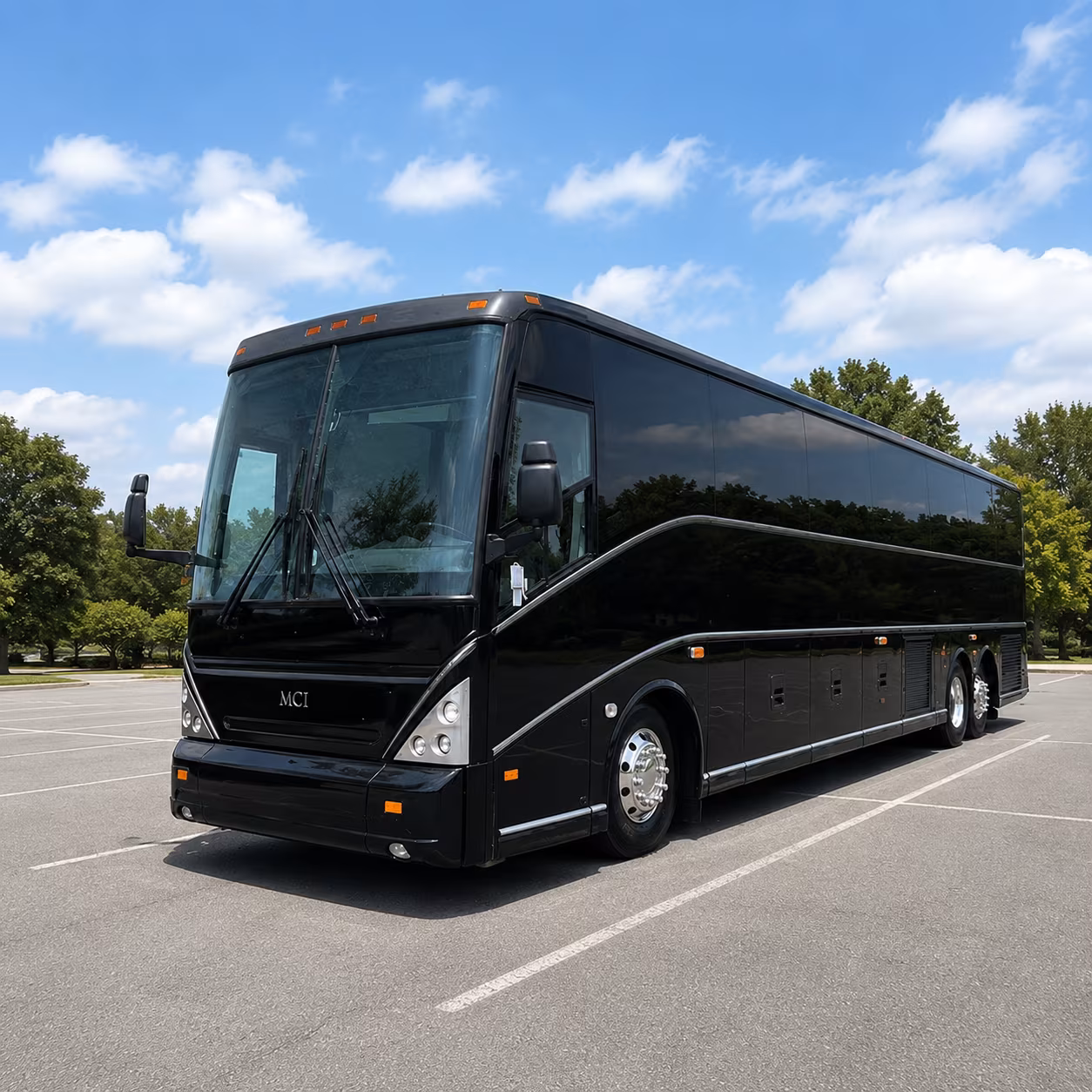 Honolulu School Event Transportation party bus exterior