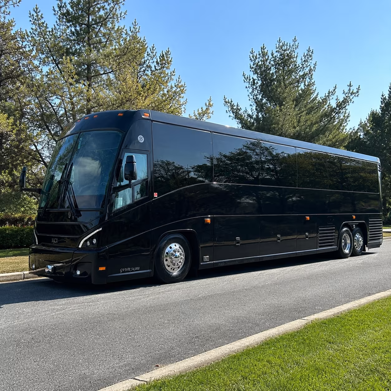 Honolulu School Event Transportation party bus exterior